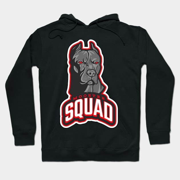 Big dog mooster squad Hoodie by Marley Moo Corner